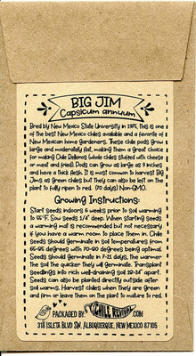 VibeX ® XXL-292 Chile Seeds from Chile Revival - (Medium/Hot Big Jim) Seed(200 per packet)