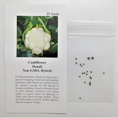 CYBEXIS HUA-14 - Cauliflower Denali (White) - (450 Seeds) Seed(450 per packet)