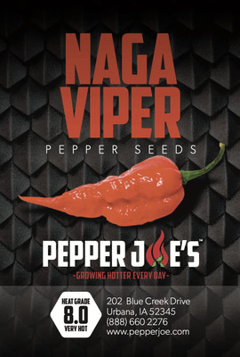 VibeX ® VMR-813 Naga Viper Pepper Chilli Seeds Seed(200 per packet)