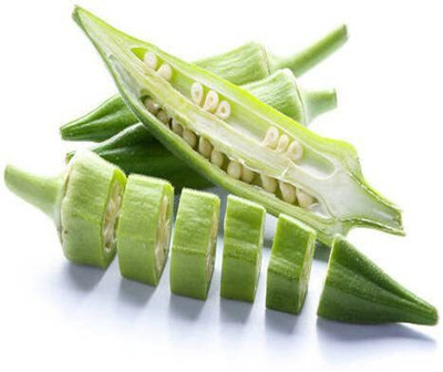 VibeX XLL-18 - Hybrid Okra - (150 Seeds) Seed(150 per packet)