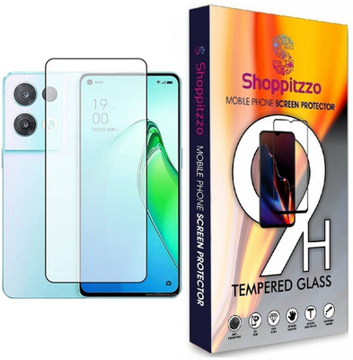 Shoppitzzo Edge To Edge Tempered Glass for Oppo Reno 8 Pro 5G/Oppo Reno 8 Pro/NeoShield Tempered Glass/Full Screen Coverage-Edge to Edge/9H(Pack of 1)