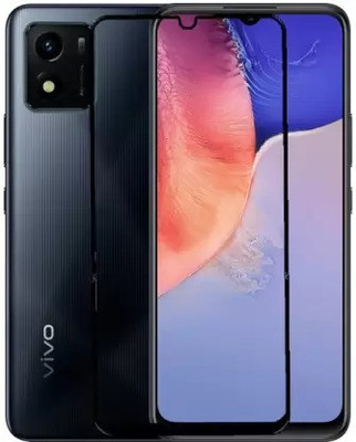 VISHZONE Edge To Edge Tempered Glass for vivo Y01(Pack of 1)