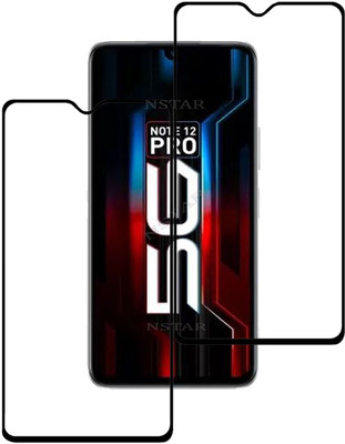 NSTAR Edge To Edge Tempered Glass for Infinix Note 12 Pro 5G(Pack of 2)