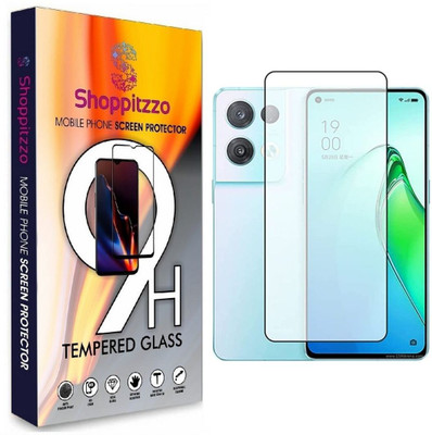 Shoppitzzo Edge To Edge Tempered Glass for Oppo Reno 8 Pro 5G/Oppo Reno 8 Pro/NeoShield Tempered Glass/Full Screen Coverage-Edge to Edge/9H(Pack of 1)