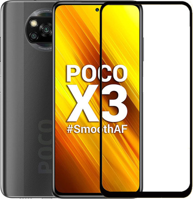 Gorilla Glass Edge To Edge Tempered Glass for Poco X3(Pack of 1)