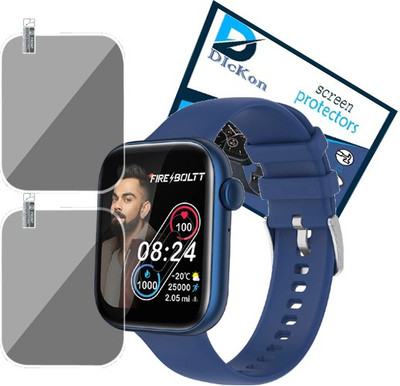 DDICKON Screen Guard for Fire-Boltt Ring 3 SSmartwatch Tempered Glass(Pack of 2)