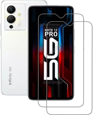 INFINITYWORLD Tempered Glass Guard for Infinix Note 12 Pro 5G(Pack of 2)