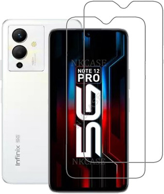 NKCASE Tempered Glass Guard for Infinix Note 12 Pro 5G(Pack of 2)