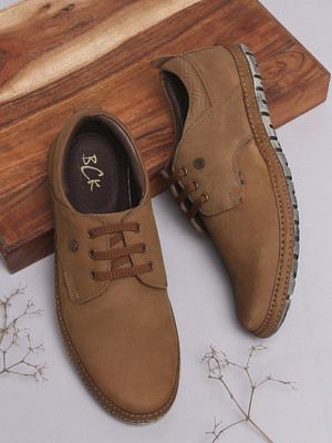 BUCKAROO BRANZO Casuals For Men(Olive, Tan)