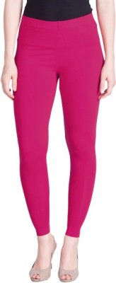 MY MAYRA Ankle Length  Western Wear Legging(Pink, Solid)