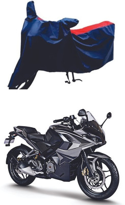 AutoGalaxy Waterproof Two Wheeler Cover for Bajaj(Pulsar SS400, Red, Blue)