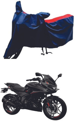 AVTEXTILES Waterproof Two Wheeler Cover for Bajaj(Pulsar 250, Blue, Red)