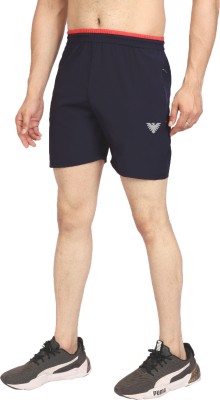 TOPLOFTY Solid Men Dark Blue Gym Shorts, Regular Shorts, Sports Shorts, Casual Shorts, Running Shorts, Cycling Shorts