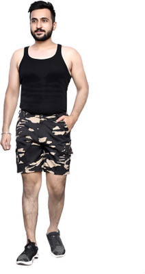 tadex Printed Men Multicolor Cargo Shorts