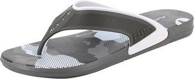 FLITE Men Flip Flops(Grey, White , 7)