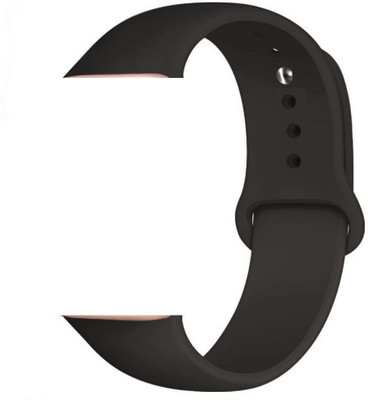 Speeqo Soft Silicone Sport Strap Band for Watch 42mm/44mm, Watch Series 1/2/3/4/5/6/7 Smart Watch Strap(Black)