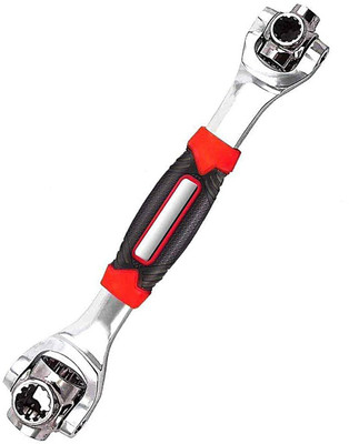 Goodmarts 48 Tools in 1 Self-Adjusting Socket Wrench with Adapter & Handle Stainless Steel Socket Set(Pack of 1)