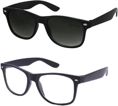 UZAK Wayfarer Sunglasses(For Men & Women, Multicolor)