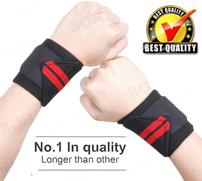 BQH Wrist Support Band with Thumb Loop for Gym, Cross-Fit, Weight Lifting Abdominal Belt