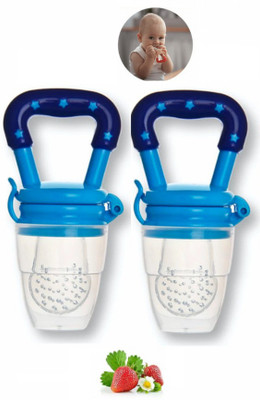 TEDRED Baby Feeding Nipple Pack of 2 Teether and Feeder(Multicolor)