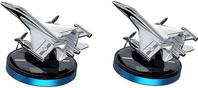 LAVITRA universal, dream Diffuser Trending New Jet Aeroplane Alloy Solar Car Air Freshener Aromatherapy Car Interior Decoration Accessories Fragrance for Home Office Decoration Perfume Solar Aeroplane Big(2 x 100 g)