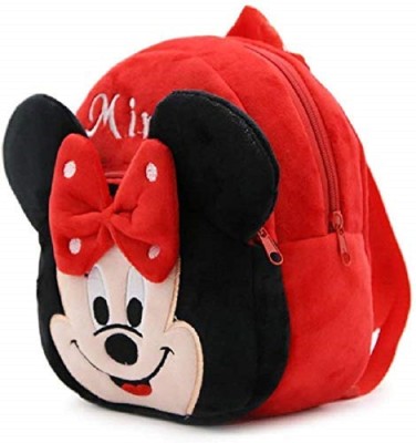 maaya red minnie preschool kids bag beautiful backpack unit-1 10 L Backpack(Red)