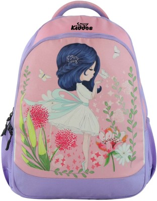 smily kiddos Junior Daisy School Bag 29 L Backpack(Pink)