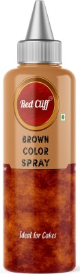 RED CLIFF Pearlescent Spray Color - Brown | Edible Color For Cake Decoration & Garnishing Glitters(60 g)