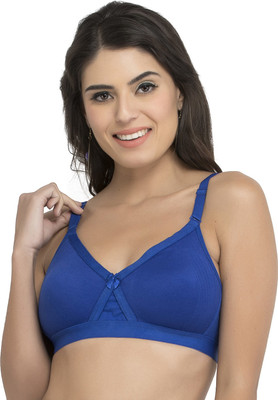 COLLEGE GIRL KrossMold Women T-Shirt Lightly Padded Bra(Blue)