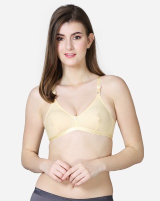 V Star Dove Women T-Shirt Non Padded Bra(Beige)