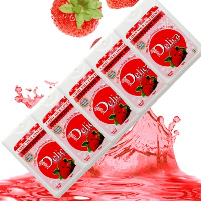 Delica Strawberry Mint Fresh Breath Instant Mouth & Bad Breath Freshner Spray(75 g)