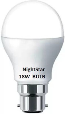 Nightstar 18 W Standard B22 LED Bulb(White)