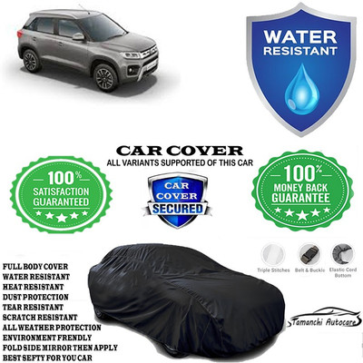 Tamanchi Autocare Car Cover For Maruti Suzuki Vitara Brezza ZDi Diesel(Black)
