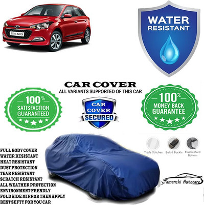 Tamanchi Autocare Car Cover For Hyundai Elite i20 Sportz 1.4 CRDi(Blue)