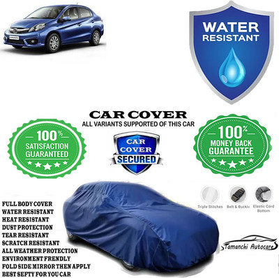 Tamanchi Autocare Car Cover For Honda Amaze LX(Blue)