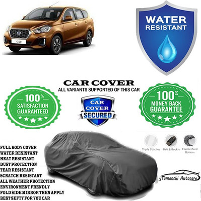 Tamanchi Autocare Car Cover For Datsun Go Plus T Option CVT Petrol(Grey)