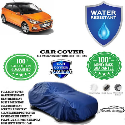 Tamanchi Autocare Car Cover For Hyundai Elite i20 Magna 1.4 CRDi(Blue)