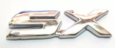 shopncreate Emblem for Car(Silver)