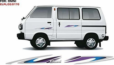 Automaze Sticker & Decal for Car(Blue, Grey)