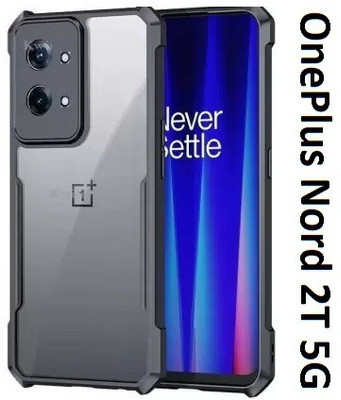 ROYALBASE Back Cover for Oneplus Nord 2T 5G(Black, Camera Bump Protector, Pack of: 1)