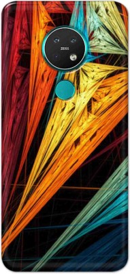 NDCOM Back Cover for Nokia 7.2 Colorful Print Printed(Multicolor, Hard Case, Pack of: 1)