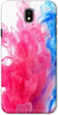 NDCOM Back Cover for Samsung Galaxy J7 Pro Pink Color Smoke Printed(Multicolor, Hard Case, Pack of: 1)