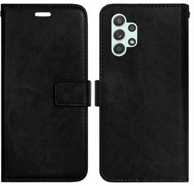 Realgo Flip Cover for Samsung Galaxy A52s 5G(Black, Pack of: 1)