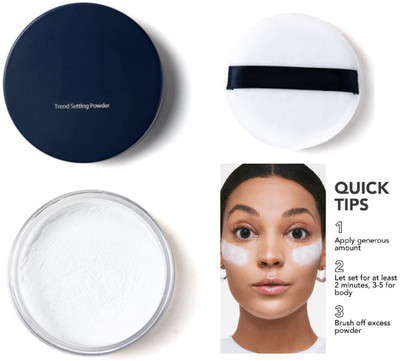 ADJD Trend Setting Ultra Fine Matte Loose Powder  Compact(white, 8 g)