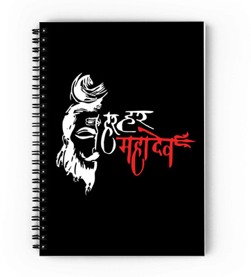 epheriwala Notebook A5 Notebook Unruled 160 Pages(Black)
