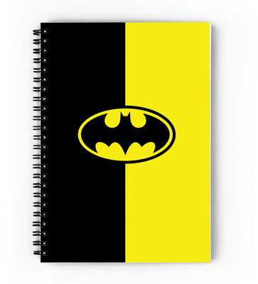 epheriwala Notebook A5 Notebook Unruled 160 Pages(Black, Yellow)