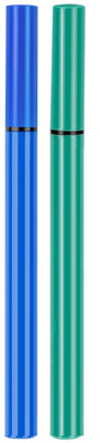 Yuency combo pack liquid sketch eye liner waterproof, non transfer eyeliner 6 ml(blue and green)