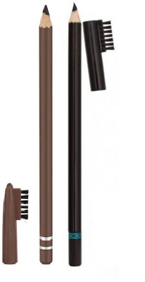 JANOST BEST WATERPROOF MATTE EYEBROW PENCIL(BLACK, BROWN)