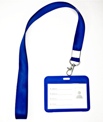 AKAN Plastic ID Badge Holder, Lanyard(Pack of 1)