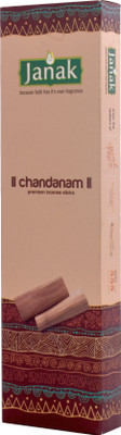 Janak Chandanam Incense Sticks Pack of 3 Sandal. Amber(300 g, Set of 1)